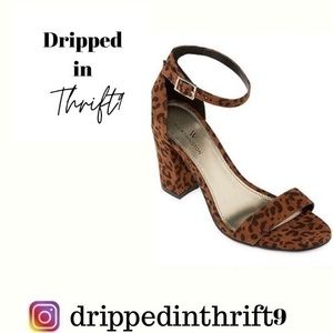 New in box leopard heels